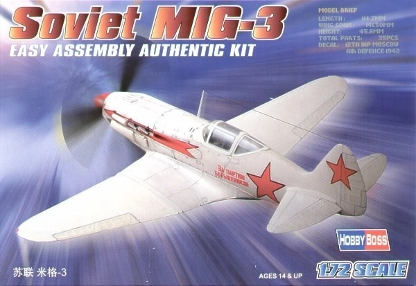 Plastic model MiG-3