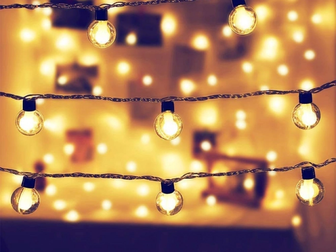 Tuin solar slinger met 20 warme LED-lichten