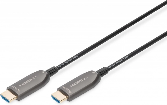 Hybrid HDMI Cable 2.1 Ultra High Speed 8K/60Hz 15m Black