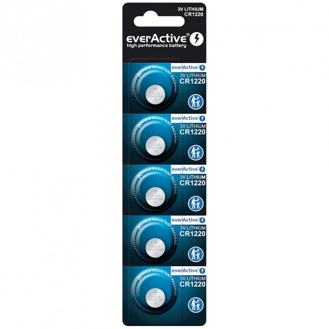 Lithium batterij CR1220 5 stuks