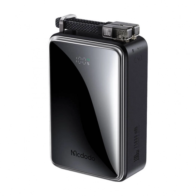 Powerbank Mcdodo met digitaal display 25000mAh, 100W (zwart)