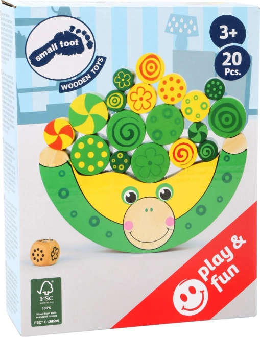 Jeu de motricité équilibreur grenouille en bois Small Foot