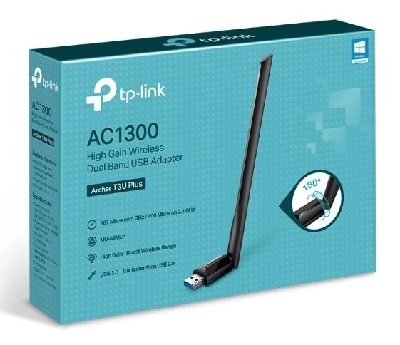 Draadloze netwerkkaart USB AC1300 Archer T3U Plus