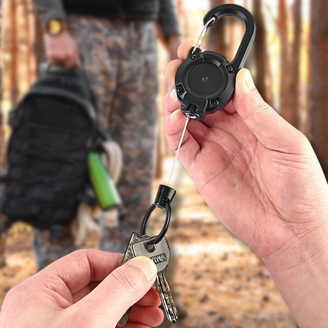 Schlüsselaufroller mit Karabiner