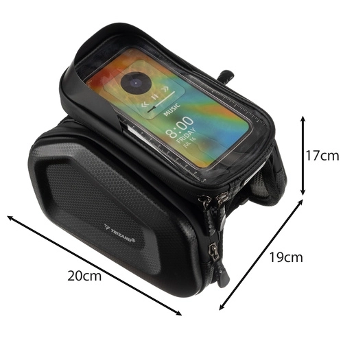 Cycling Bag for Phone with Waterproof Case and Sunshade