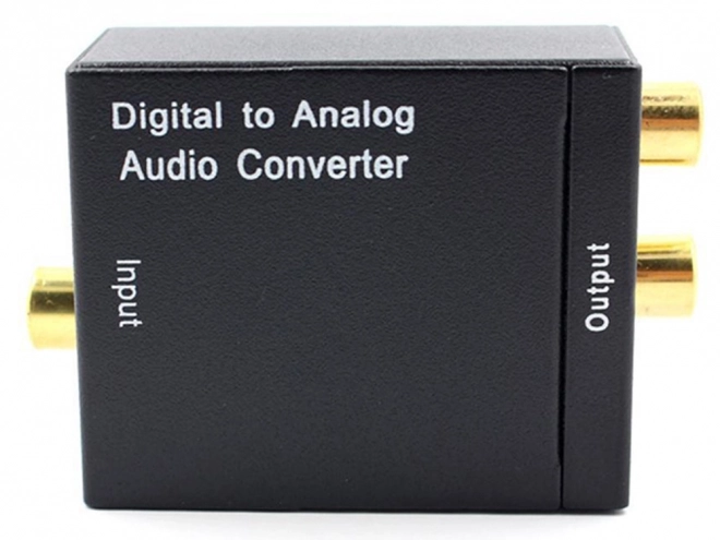 Optische audio converter Toslink naar Cinch