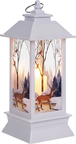 Warm LED light with candle effect