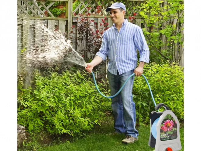 Tuin Bewateringsslang met Oprolbare Houder