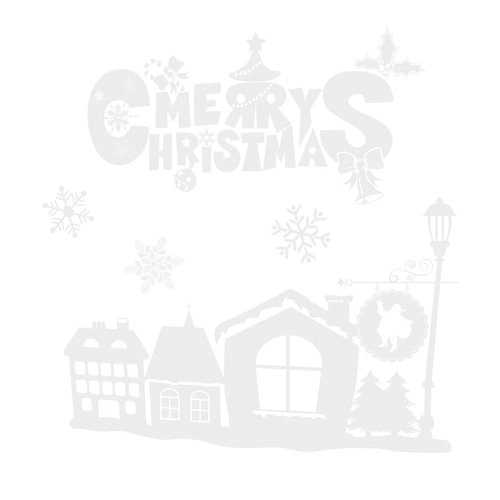 Ruhhy Kerststickers voor op het raam 22305