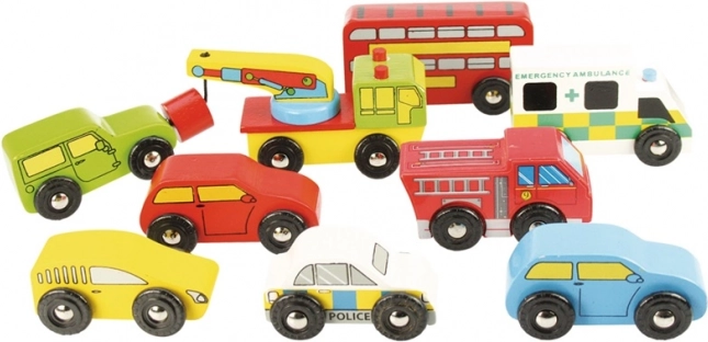 Bigjigs Rail Holzautoset