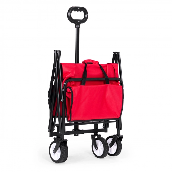 Chariot de jardin pliable rouge 48x90 cm MultiGarden