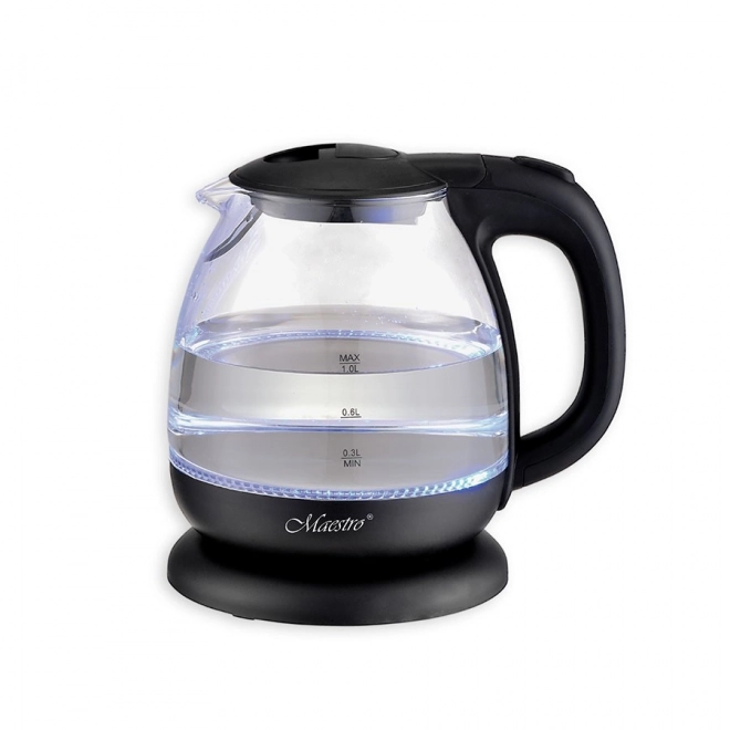 Snelkookketel 1l 1100W glazen MR-055-ZWART