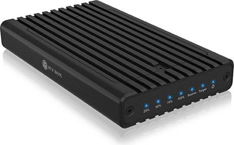 ICY BOX IB-2817MCL-C31 station voor 2× NVMe-SSD’s met kloonfunctie
