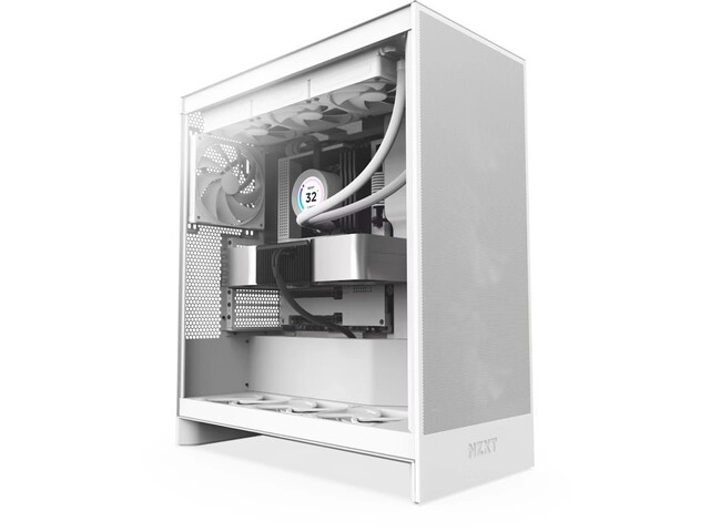 Witte H7 Flow midi-tower met raam