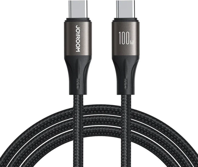 Joyroom Light-Speed USB-C to USB-C Cable 100 W, 1.2 m, Black