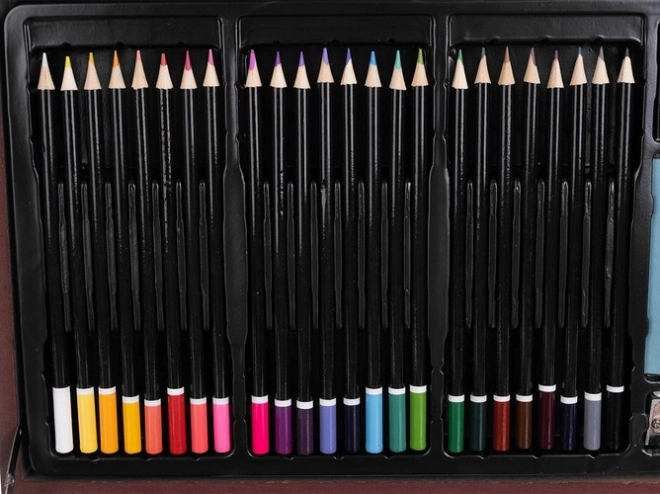 Painting Set With Wooden Case And Drawer