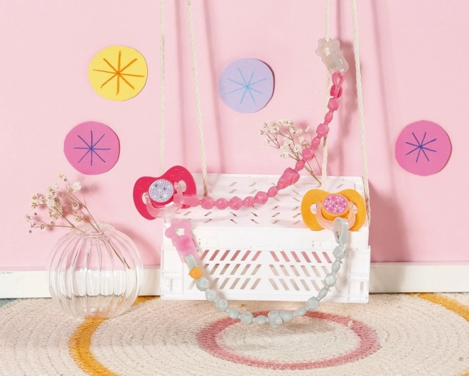 Magische speen met clip voor BABY born poppen