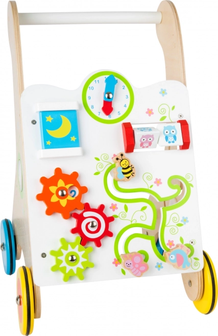 Houten vrolijk loopwagentje Small Foot
