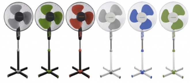 Staande ventilator Hurricane zwart-grijs