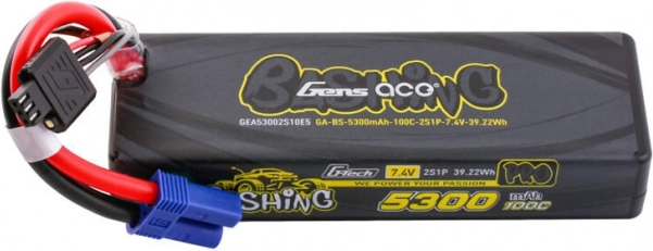Gens Ace G-Tech LiPo-accu 5300 mAh 7,4 V 100C 2S met EC5-connector