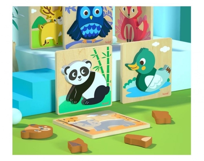 Houten dierenpuzzel Beer