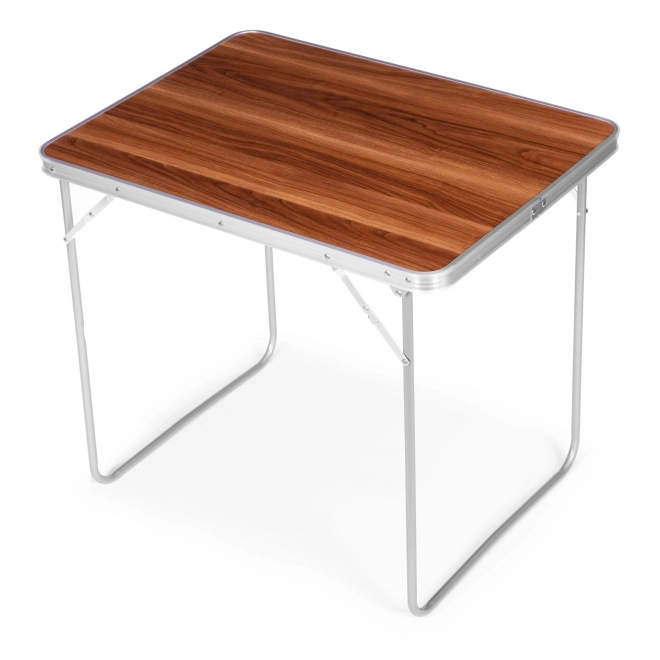 Opvouwbare campingtafel 80x60 cm bruin
