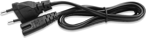 Complete package with power cord