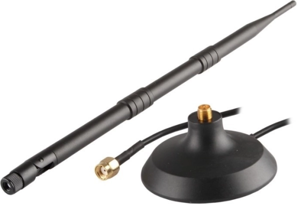 Omnidirectionele WiFi‑antenne SAVIO met hoog rendement