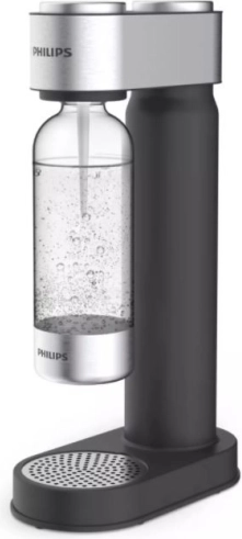 Philips GoZero Wassersprudler, schwarzer Inox