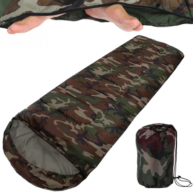 Slaapzak Mummy Camo 200 x 65 cm camouflage