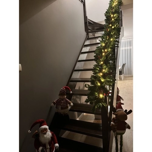Kerstkrans / decoratie met lichten Ruhhy 22325