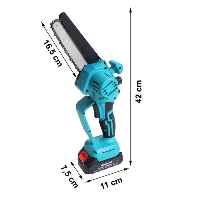 Draadloze mini kettingzaag met borstel loze motor 21V