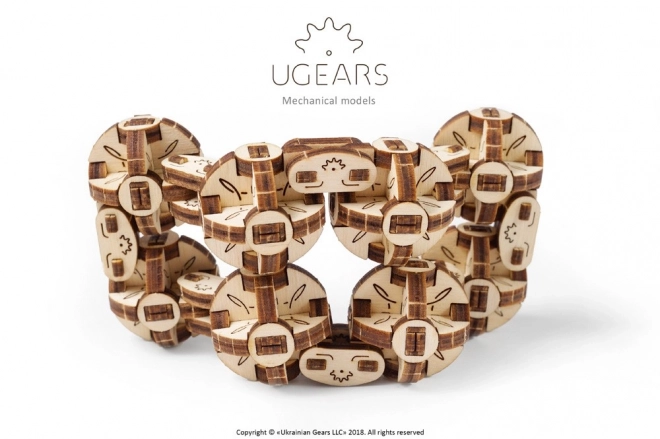 Ugears puzzle 3D - Flexi cube 144 pièces