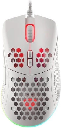 Souris gaming Krypton 555 8000DPI RGB blanche