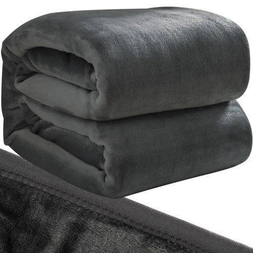 Soft Warm Gray Blanket