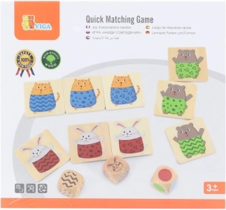 viga jeu en bois appariement rapide 27 pièces
