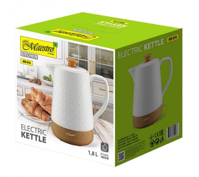 Eleganter Keramik-Wasserkocher 1,8L Maestro
