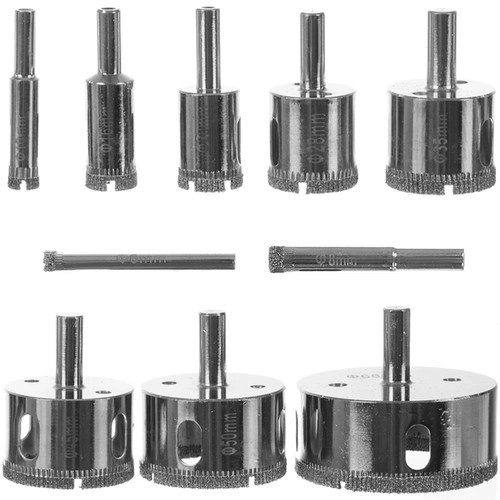 Diamanten boorzaagset 10 stuks - Bigstren 21641