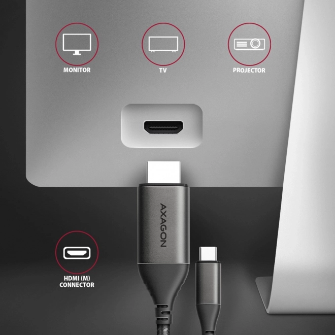 Adapter USB-C zu HDMI 4K/60Hz 1,8m