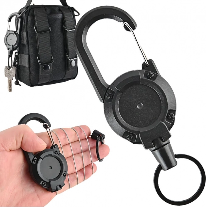 Schlüsselaufroller mit Karabiner