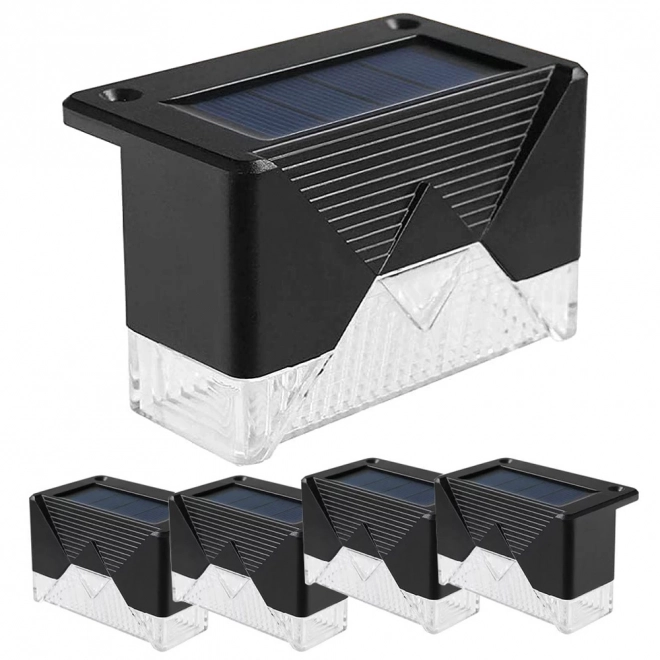 Solarlampen mit Dämmerungssensor für Garten, Treppen und Terrasse