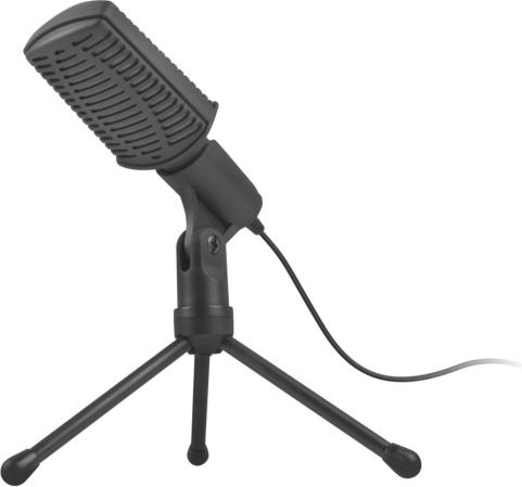 Natec Asp desktop cardioid microphone on a stand
