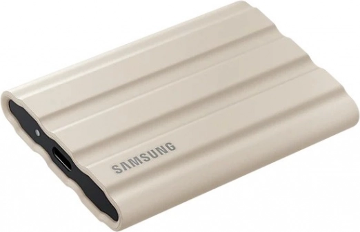 Samsung disque SSD portable T7 Shield 2 To USB 3.2, beige