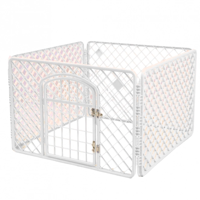 Foldable Pet Cage with Safety Doors