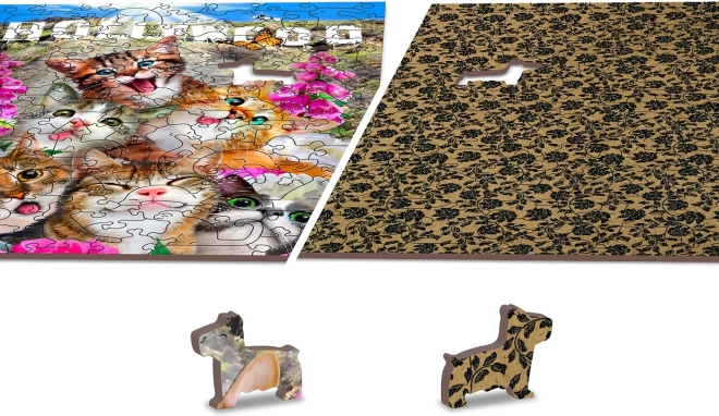 Dubbelzijdige puzzel 2-in-1