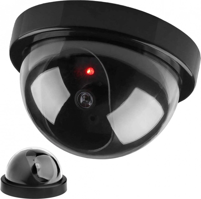 Dummy CCTV Camera with LED Light