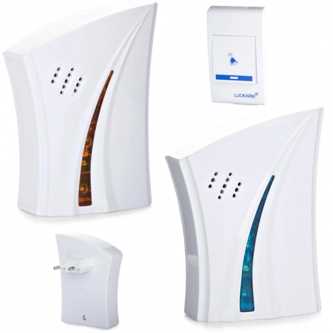Draadloze deurbel met LED-verlichting en twee gong