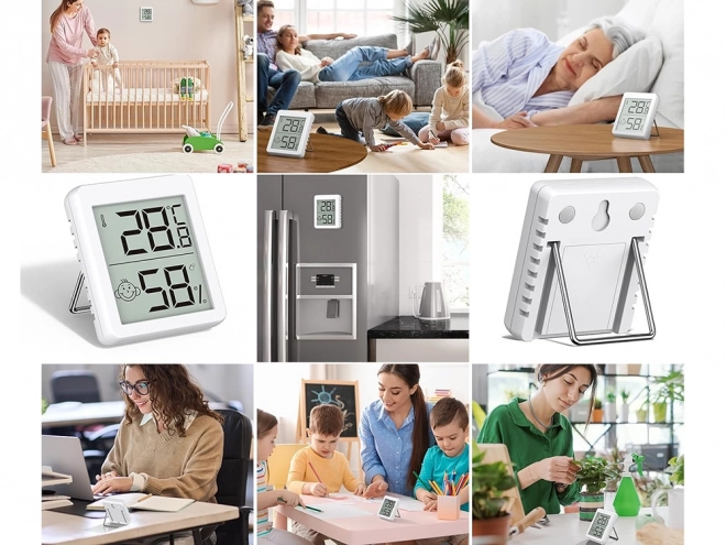 Thermomètre numérique avec hygromètre pour la maison