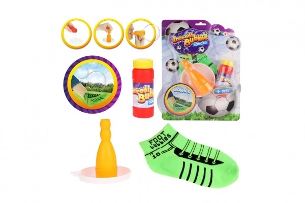 Ongelooflijke voetbal met accessoires op kaart 22x27x5cm
