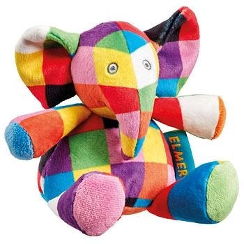 Pluchen speelgoed Elmer olifant
